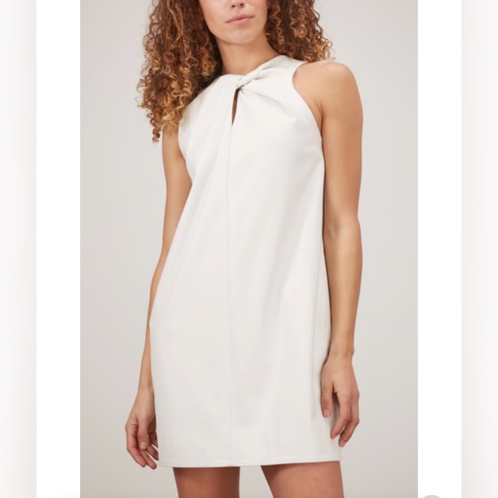 Proenza Schouler White Label
twist-front sleeveless dress in white